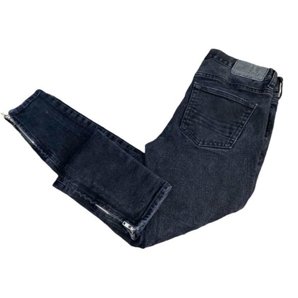 Pacsun skinniest‎ motto distressed zipper ankle jeans